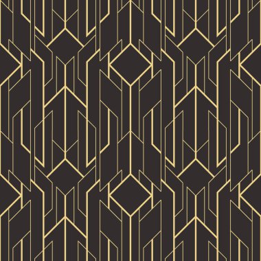 Soyut sanat deco sorunsuz modern çini deseni