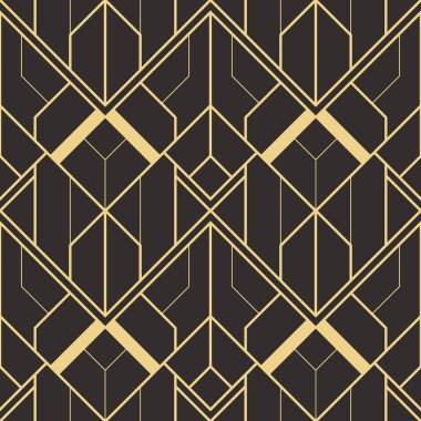 Soyut sanat deco sorunsuz modern çini deseni