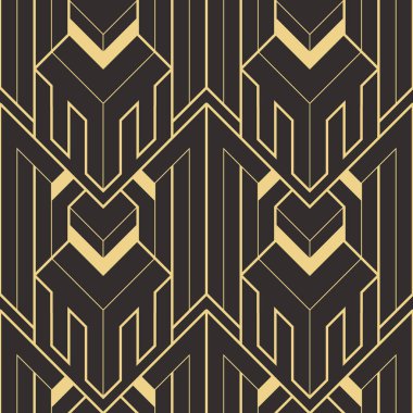 Soyut sanat deco geometrik desen 63