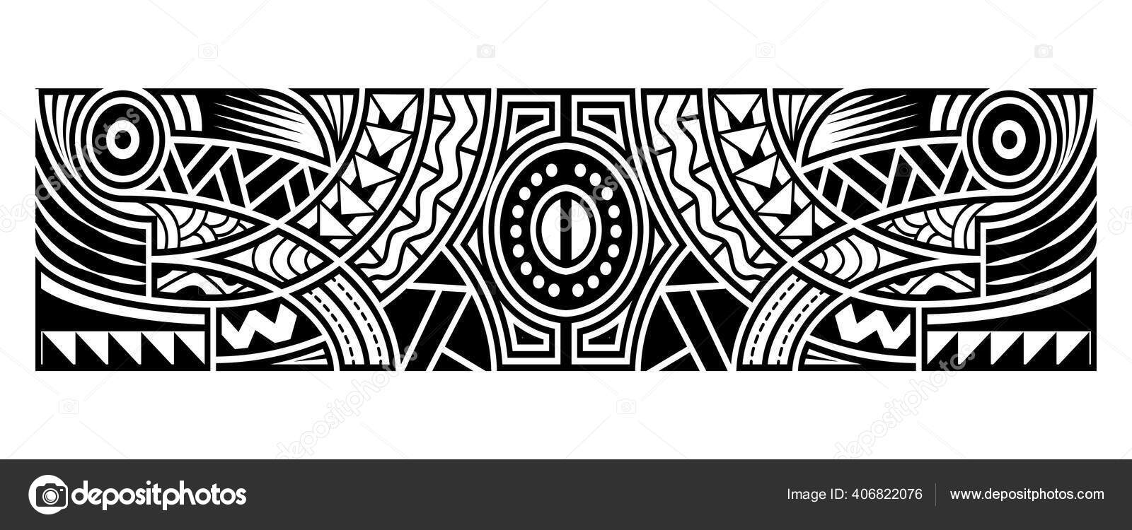 Circle Polynesian Tattoo Cliparts, Stock Vector and Royalty Free Circle Polynesian  Tattoo Illustrations