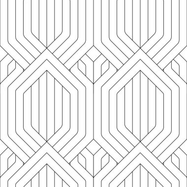 Vektörsüz geometrik çizgi deseni. Şık grafik dokusu. Doğrusal elementlerle sınırsız çizgili tek renkli arkaplan.