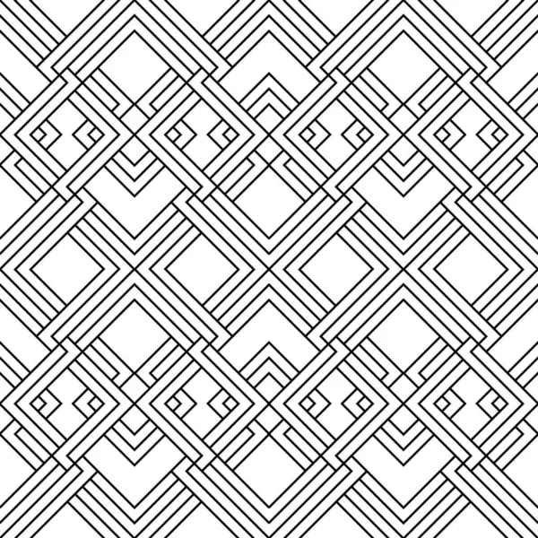 Vector Seamless Line Pattern Stylish Graphic Texture Endless Striped Monochrome — Stock Vector