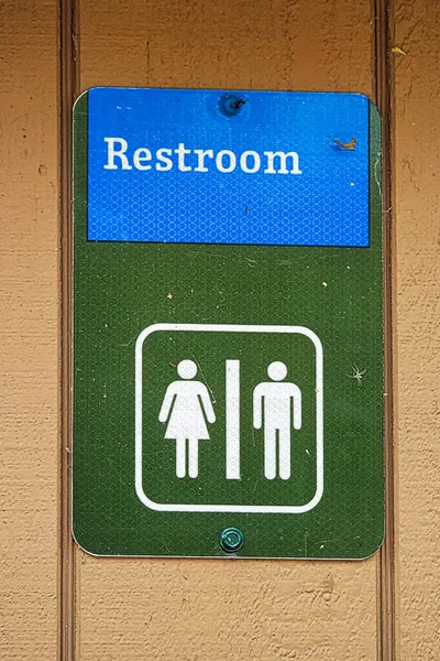 Fecho Sinal Banheiro Masculino Feminino — Fotografia de Stock