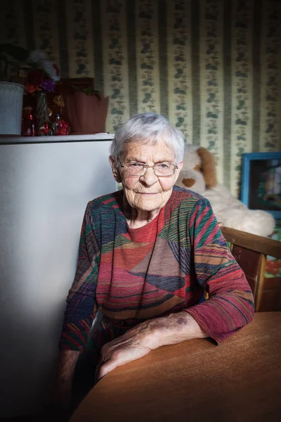 Photo Elderly Beautiful Woman Years — Stock Photo, Image