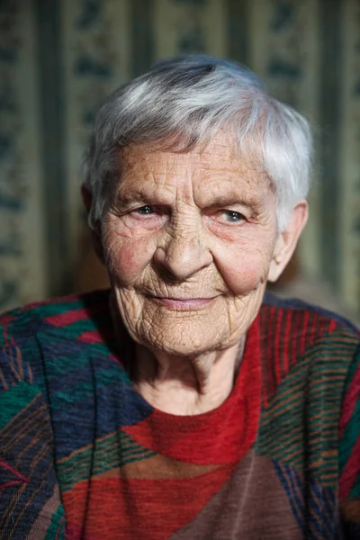 Photo Elderly Beautiful Woman Years — Stock Photo, Image