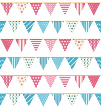 Bunting Seampless desen
