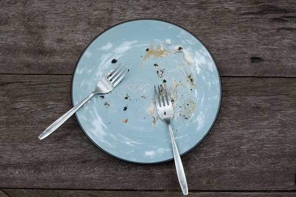 Gıda mavi plaka kopya alanı bitirmek değil