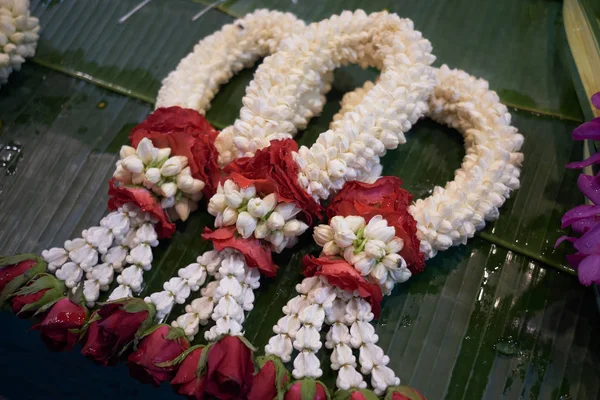 The Garland in Thai Tradition Style Used to Pay Respect to The B
