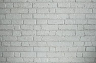 Bir doku arka plan beyaz tuğla duvar