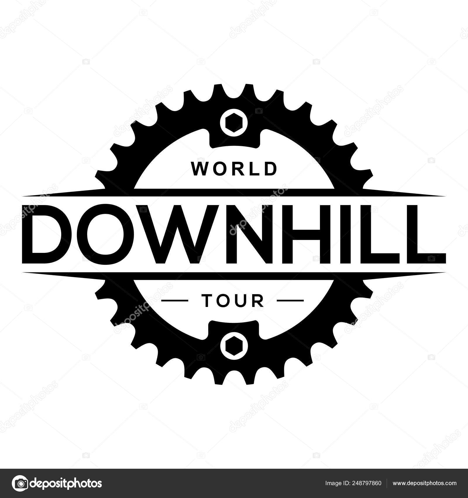 logo downhill bike