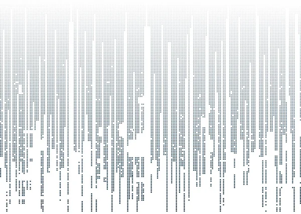 Pixel Achtergrond Machine Leren Visualisatie — Stockvector