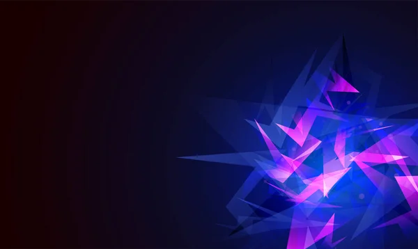 Vektör soyut şekiller patlar. Kırık cam parçaları. Spor, müzik veya bilgisayar oyunu için parlak dinamik arkaplan.