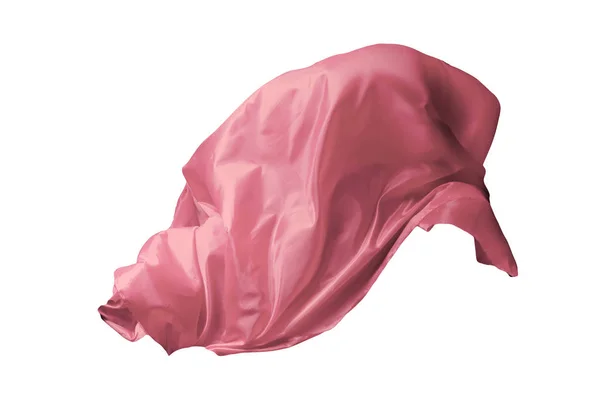 Abstrato tecido voador roxo isolado no fundo branco — Fotografia de Stock