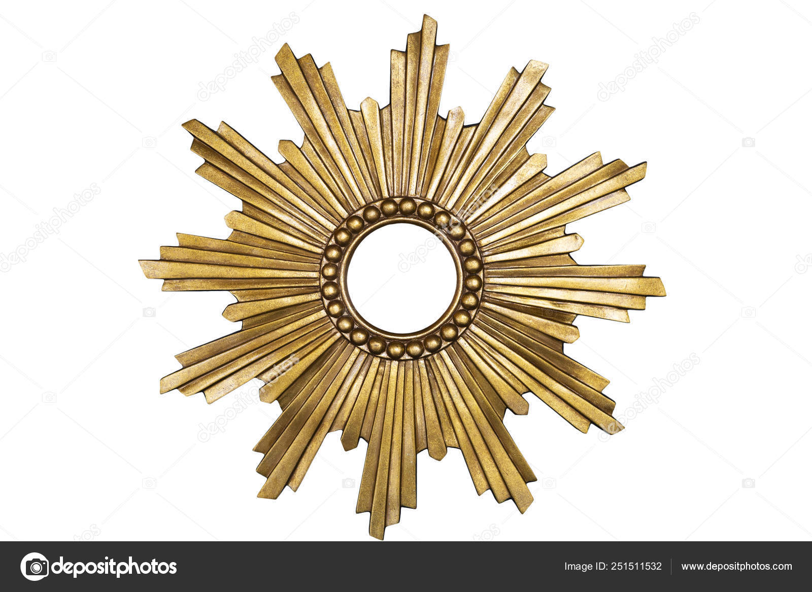 Golden Vintage Frame For Painting Or Mirror Stock Photo Fotolit2