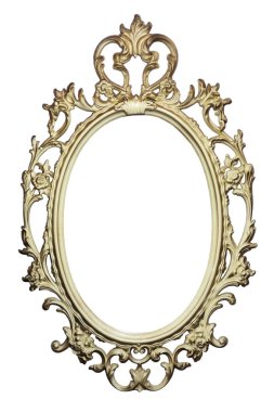 Boyama veya ayna için altın vintage çerçeve