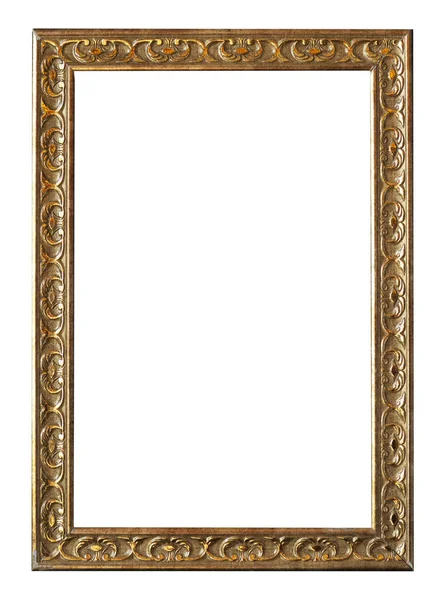 Marco vintage dorado para pintura o espejo — Foto de Stock