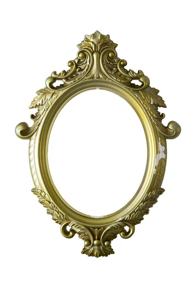 Gyllene vintage ram för målning eller spegel — Stockfoto