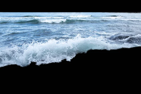 Water Splash Isolated On The Black background — Stock Photo, Image