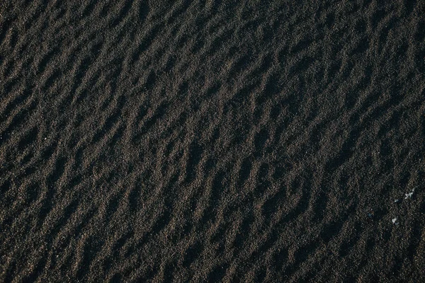 冰岛的一个黑色沙滩 免版税图库照片