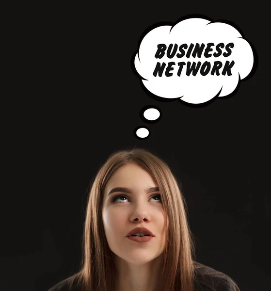 마케팅 인터넷 네트워크의 기업가 가져옵니다 아이디어 비즈니스 네트워크 — 스톡 사진