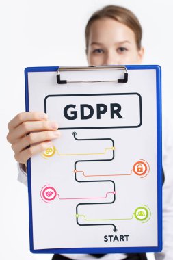 İş, teknoloji, internet ve ağ kavramı. Genç KBB