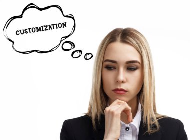 İş, teknoloji, internet ve ağ kavramı. Bir genç e