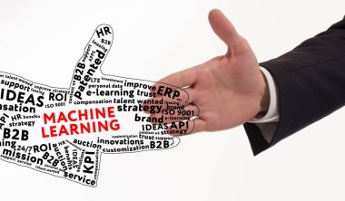 İş, teknoloji, internet ve ağ kavramı. Genç KBB