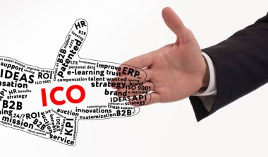 İş, teknoloji, internet ve ağ kavramı. Genç KBB