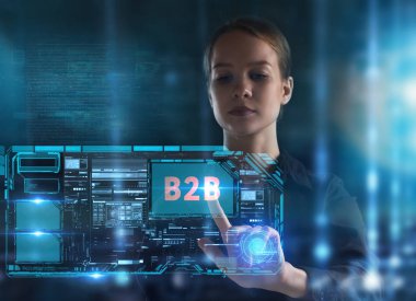 İş, teknoloji, Internet ve networ kavramı