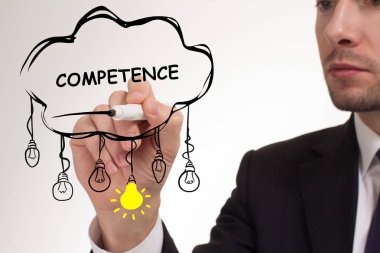 İş, teknoloji, internet ve ağ kavramı. Genç KBB