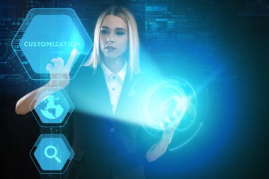 İş, teknoloji, Internet ve networ kavramı