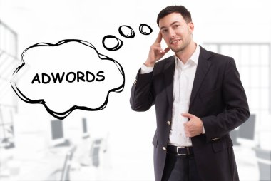 İş, teknoloji, internet ve ağ konsepti. Genç bu