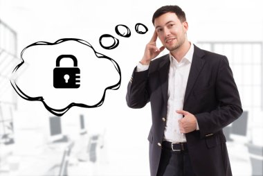 İş, teknoloji, internet ve ağ konsepti. Genç bu