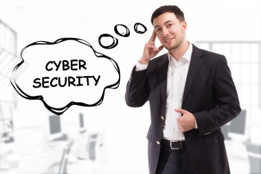 İş, teknoloji, internet ve ağ konsepti. Genç bu