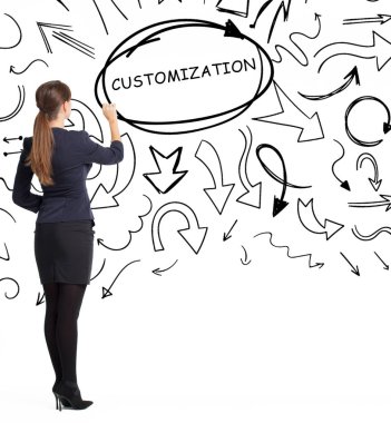 İş, teknoloji, internet ve ağ konsepti. Önemli biri.