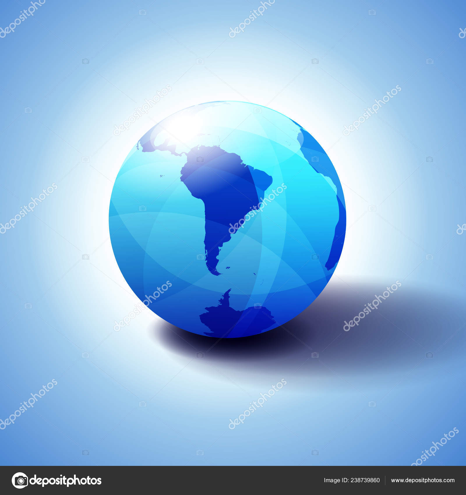 Image vectorielle Amérique Sud Une Partie Pôle Sud Arrière Plan Avec Globe  par ©Fenton - 238739860, image size:1600x1700