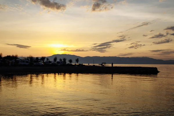 Turist kampı. Turistik römorkların park