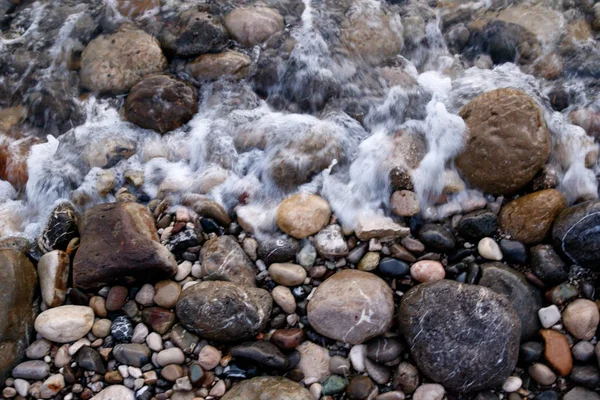 Sahil Manzara: Rocky Seashore Arka Plan