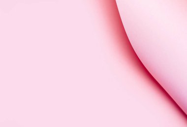 Kağıt arka plan, yumuşak pastel renkler pembe. Metin için yer. Romantik ve samimi görünümü