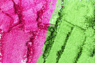 pembe ve yeşil Göz farı beyaz izole