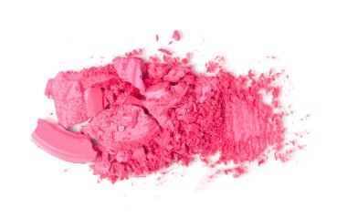 pembe göz farı kontur beyaz arka plan üzerinde izole