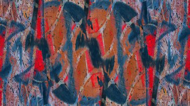 Grunge soyut karışık boyalı arka plan. Zemin veya duvar kağıdı için modern futuristik boyalı duvar