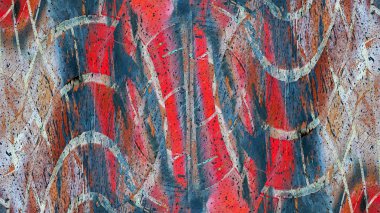 Grunge soyut karışık boyalı arka plan. Zemin veya duvar kağıdı için modern futuristik boyalı duvar