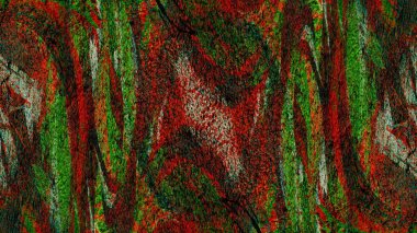 Yeşil grunge duvar arkaplanı