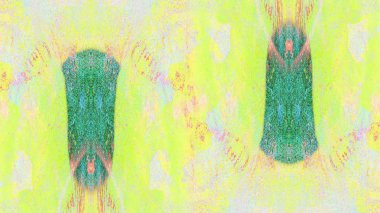 Yeşil grunge duvar arkaplanı