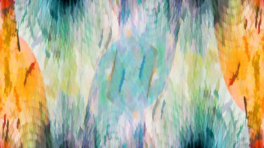 Noktalarda paslı metal desen boya ve gamzeler