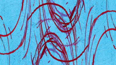 Grunge soyut karışık boyalı arka plan. Zemin veya duvar kağıdı için modern futuristik boyalı duvar