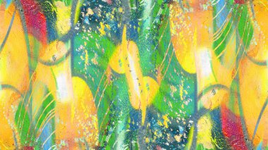 Grunge soyut karışık boyalı arka plan. Zemin veya duvar kağıdı için modern futuristik boyalı duvar