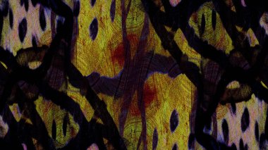 Grunge soyut karışık boyalı arka plan. Zemin veya duvar kağıdı için modern futuristik boyalı duvar