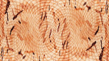 Noktalarda paslı metal desen boya ve gamzeler